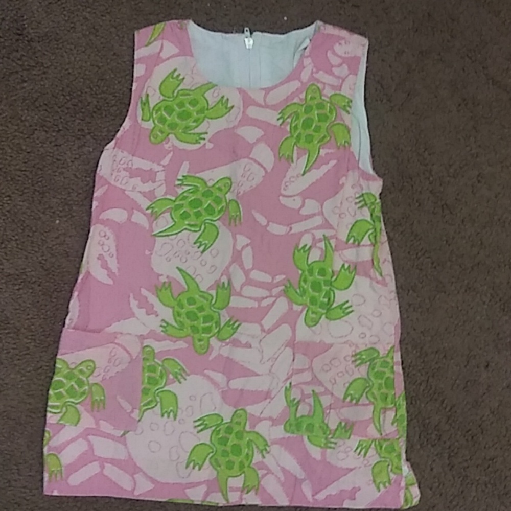 Beach crab and turtle dress